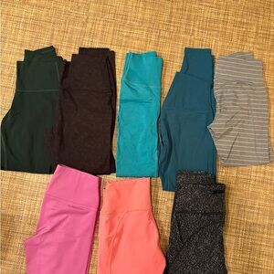 Athleta Women’s Leggings Collection - Pink, Coral, Teal, Gray, Black